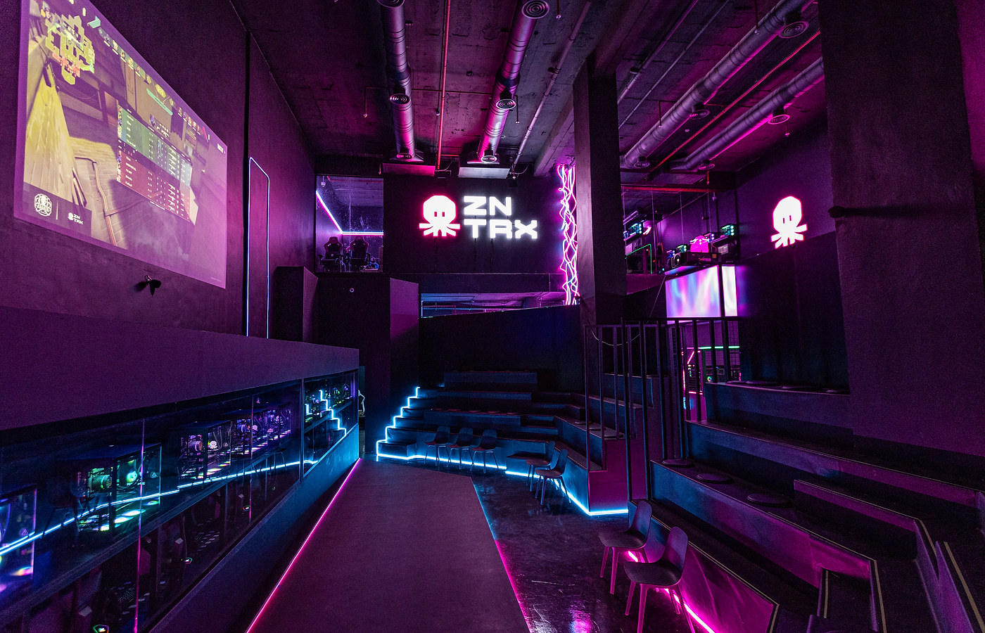 Private viewing and group room inside ZNTRX Riyadh