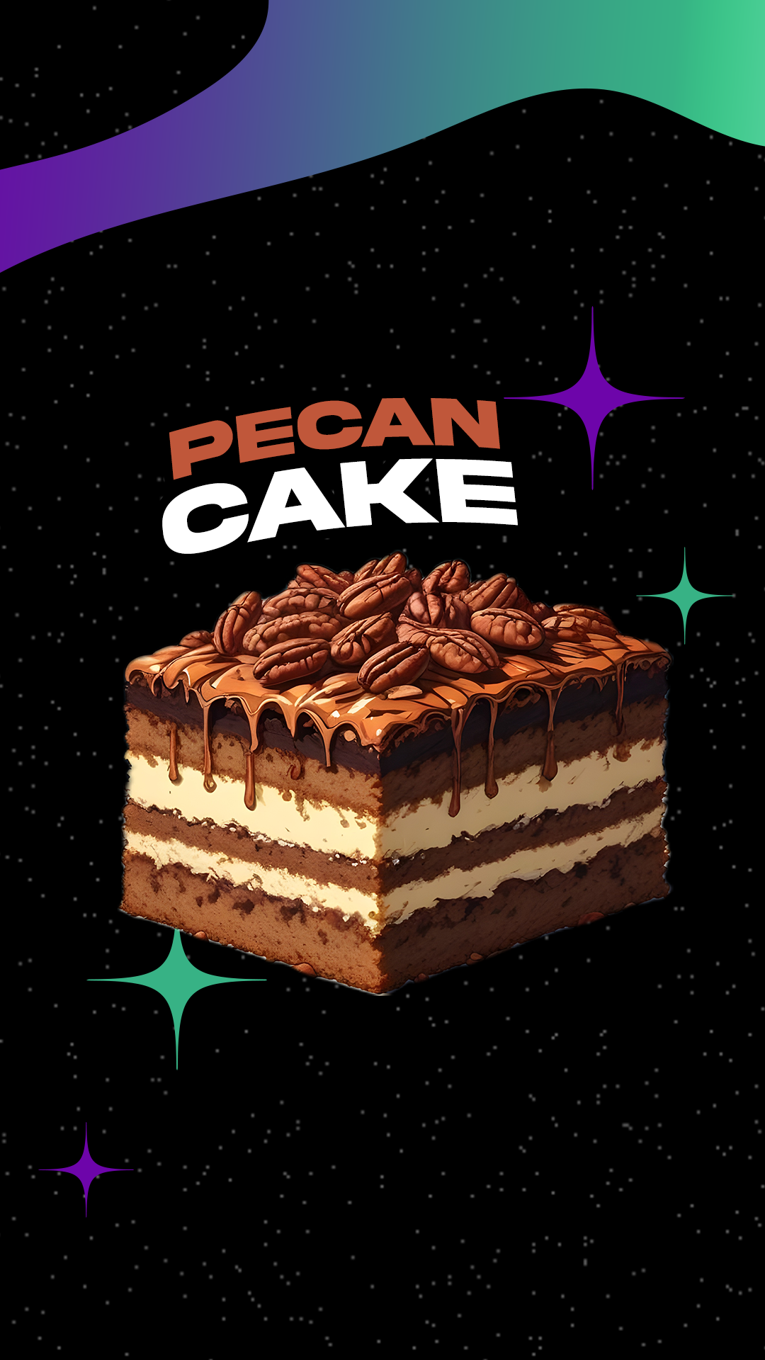 Official THE VOID pecan cake artwork